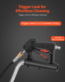 VEVOR four wheels design makes maneuvering across areas easier and more stable.