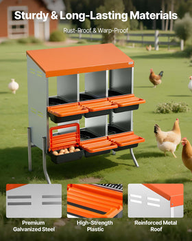 VEVOR galvanized steel frame resists pecking and rust