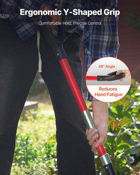 VEVOR Garden Fork Y-grip assembly ensures wobble-free operation and secure connection