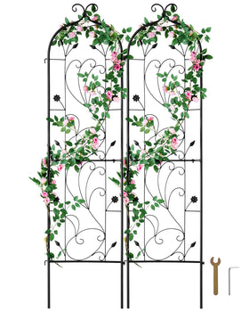 VEVOR garden trellis two-pack ready for installation and plant support