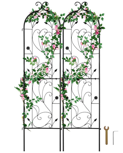 VEVOR garden trellis two-pack ready for installation and plant support