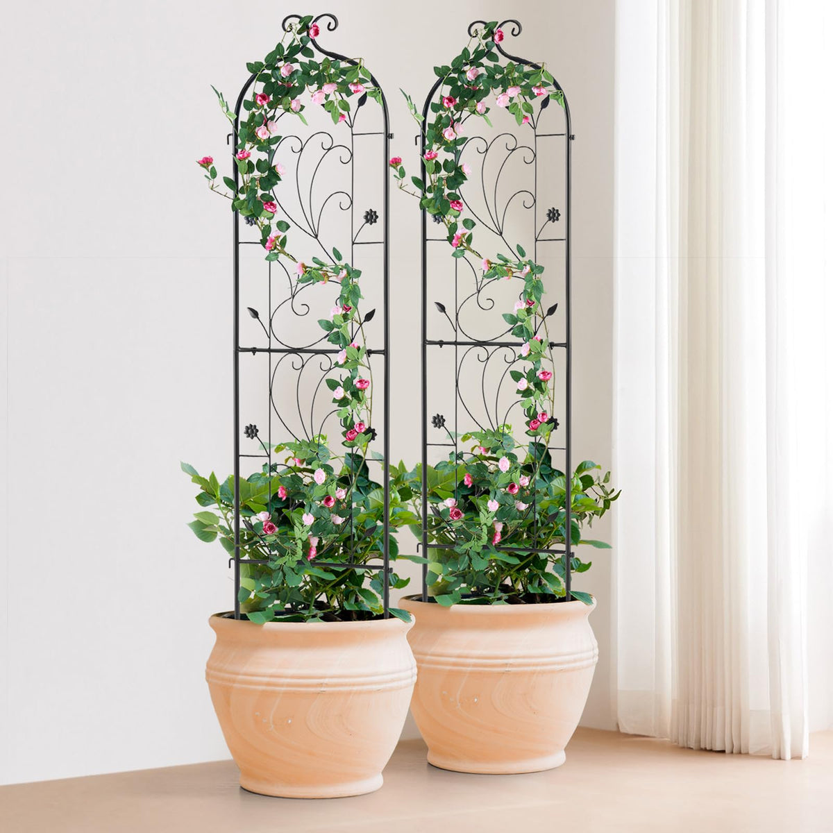 VEVOR all-weather garden trellis withstands elements without rusting