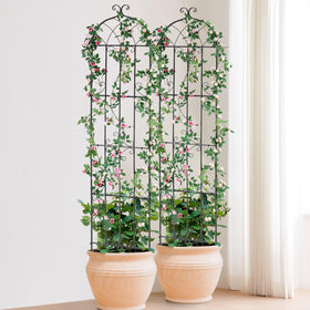 VEVOR garden trellis all-weather durability withstands seasonal conditions