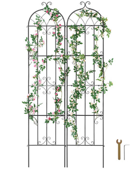 VEVOR garden trellis rose support promoting strong rose growth and elegant display
