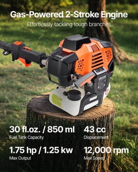 VEVOR extension rods reach up to 11.7 ft for high pruning.