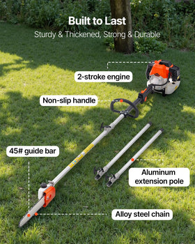 VEVOR shoulder strap and anti-slip handle reduce fatigue.
