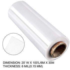 VEVOR greenhouse film stores neatly when rolled after use.
