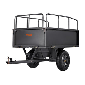 VEVOR heavy-duty trailer supports easy dumping and quick cleanup