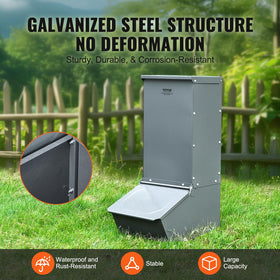VEVOR hog feeder heavy-duty steel construction resists weather