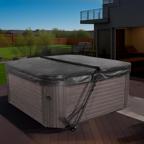 VEVOR space-saving design keeps surrounding space clear for spa routines.