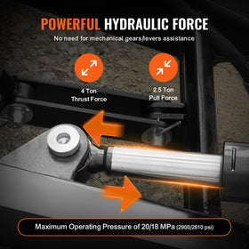 VEVOR hydraulic top link delivering strong push force for heavy tasks