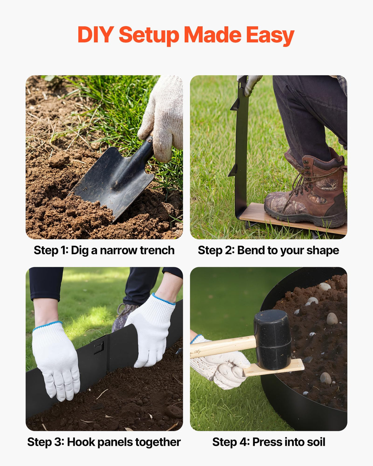 VEVOR included gloves in the set aid quick installation.
