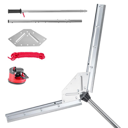 VEVOR Lake Weed Cutter with extendable width for efficient weed clearance