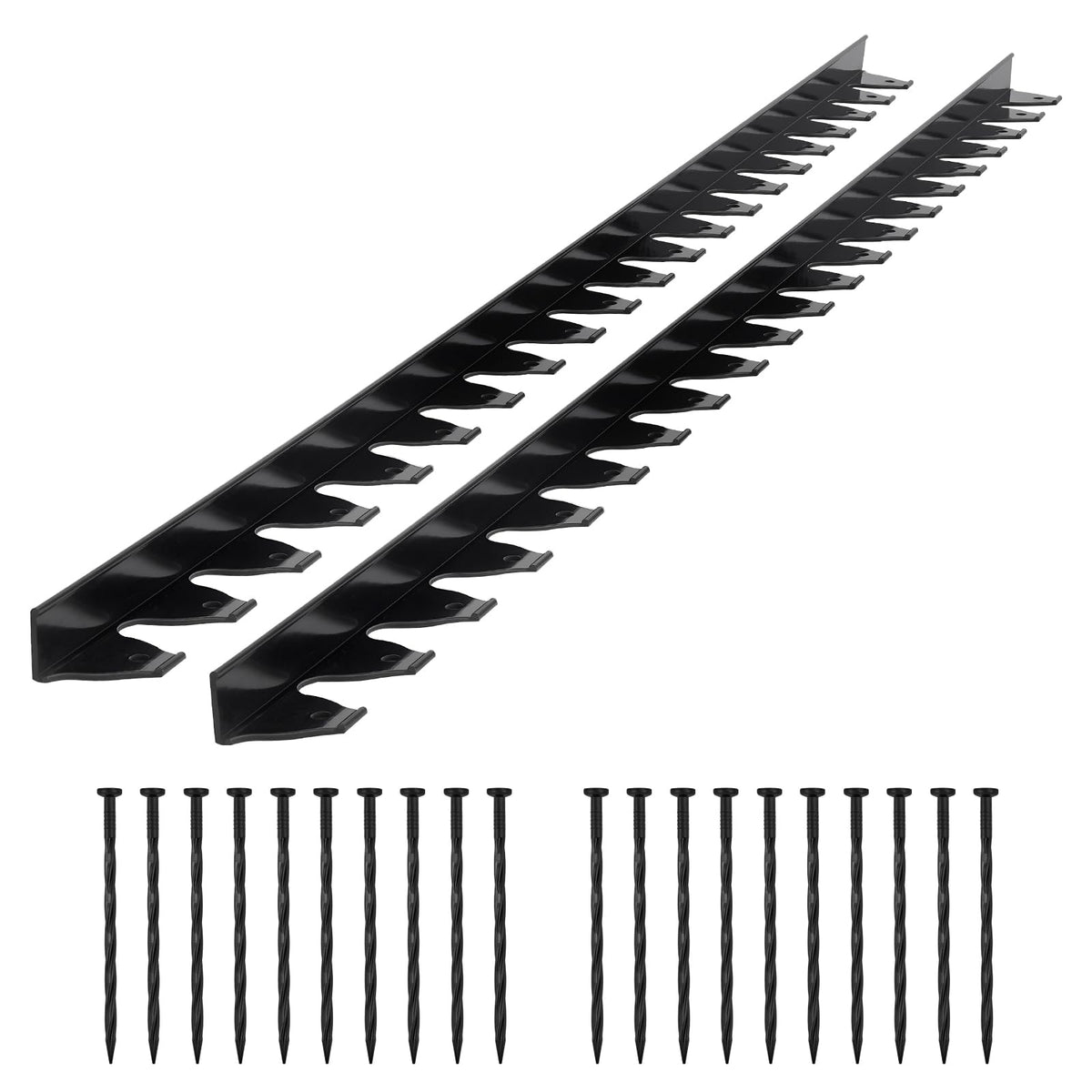 VEVOR landscape edging border panel showing a clean 6ft straight edge for beds