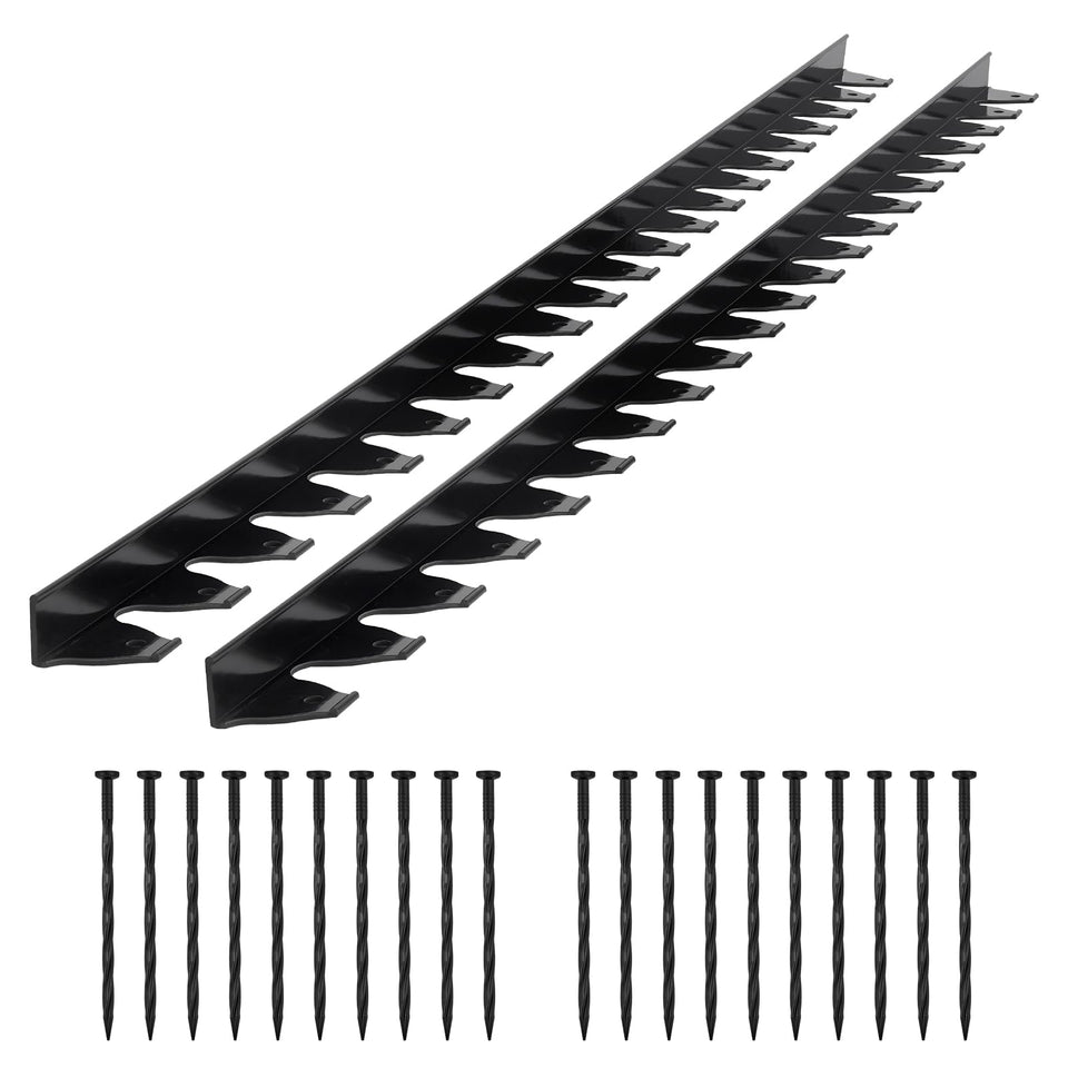 VEVOR landscape edging border panel showing a clean 6ft straight edge for beds