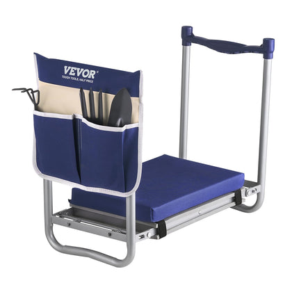 VEVOR large folding garden kneeler and seat, front view for versatile tasks