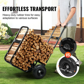 VEVOR Log Cart is lightweight for easy lifting and maneuvering.