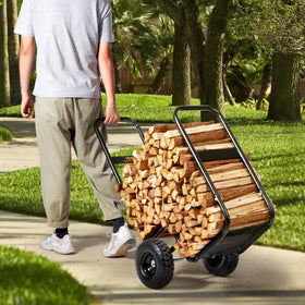 VEVOR Log Cart suited for camping and home projects alike.