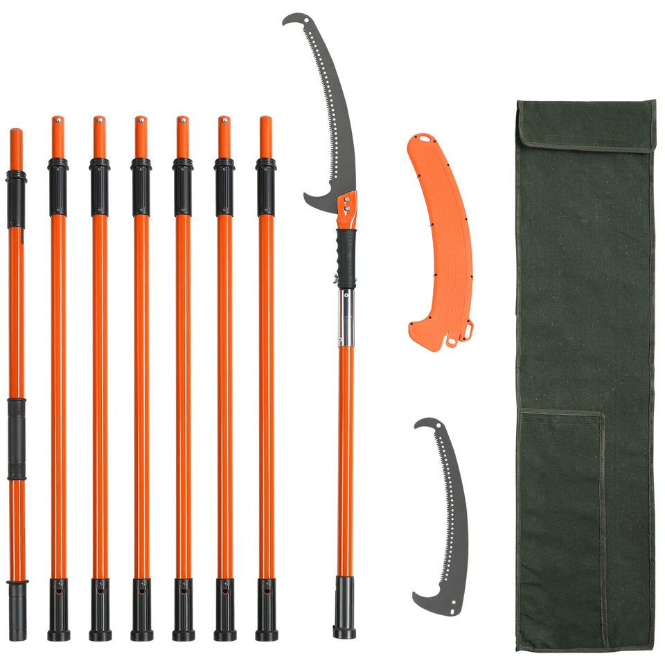 VEVOR Manual Pole Saw extendable reach for tall branches