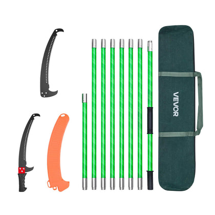 VEVOR manual pole saw extended reach for ladder-free high branch pruning