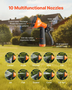 VEVOR hose non-kink design prevents twists during operation.