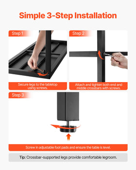 VEVOR high-top table versatile for indoor kitchens or outdoor patios and balconies.