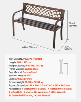VEVOR easy assembly with preassembled parts and included hardware