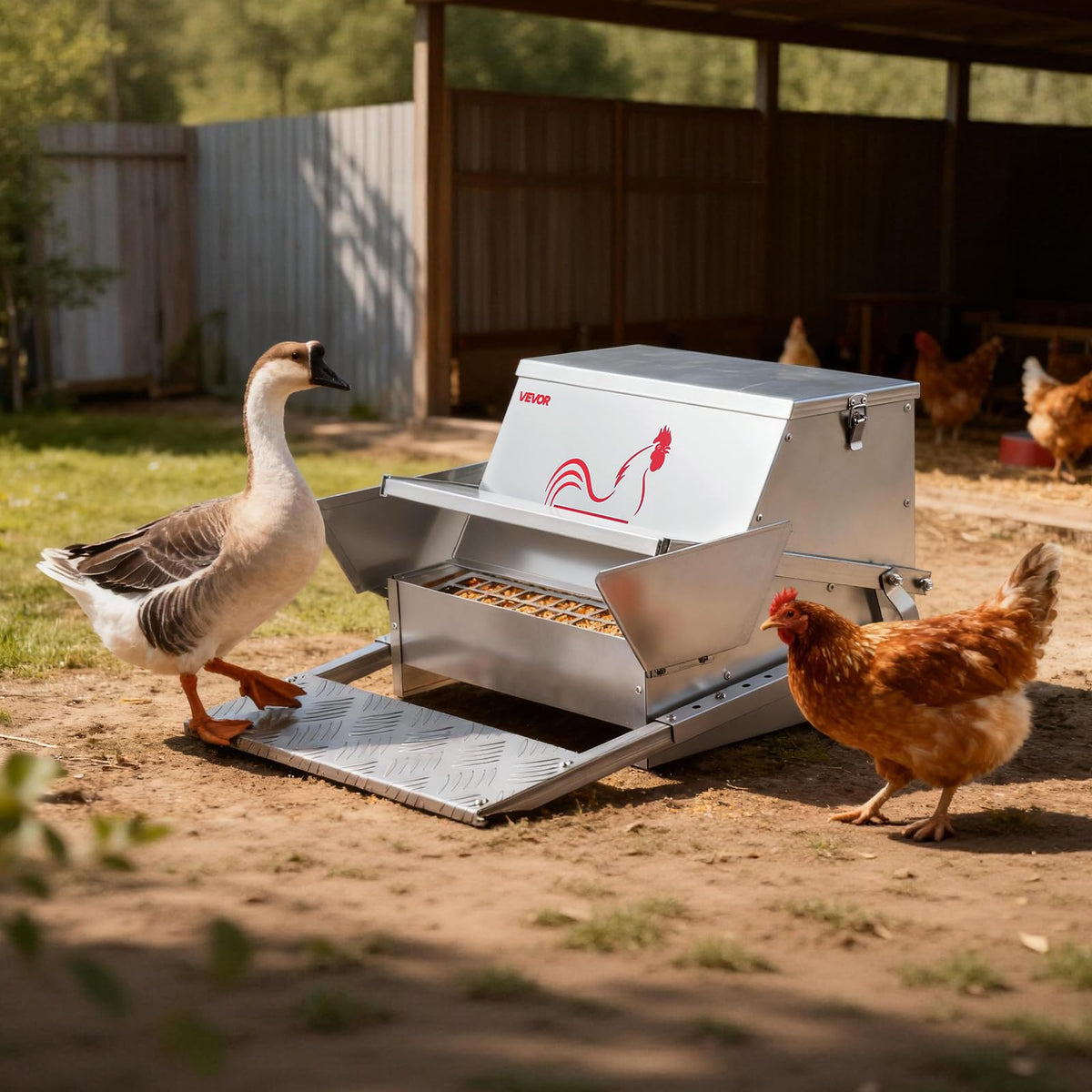 VEVOR outdoor ready feeder designed for year round use