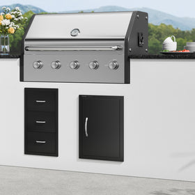 VEVOR flush-mount door integrated with outdoor wall design