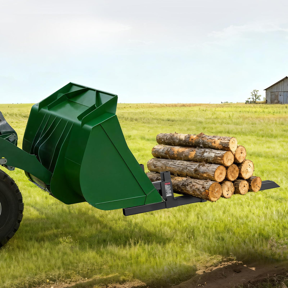 VEVOR pallet forks durable powder-coated finish for outdoor use