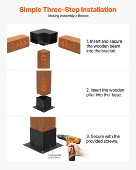 VEVOR drainage holes help prevent water buildup and extend lifespan.