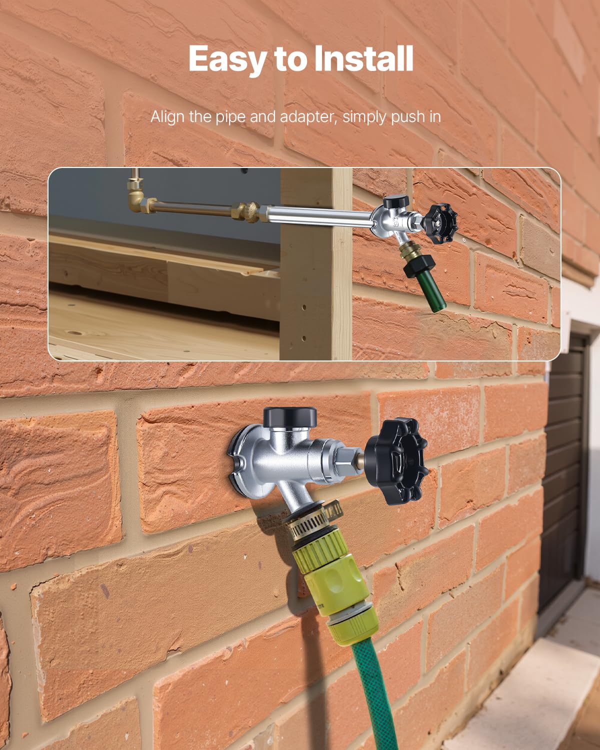 VEVOR pipe compatibility with PEX, copper and CPVC enables easy installs.