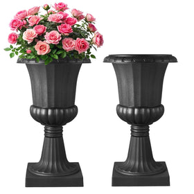 VEVOR urn planter 26.4-inch front porch display for vibrant flowers