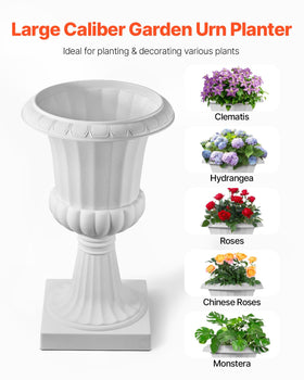 Lightweight, durable VEVOR urn planter suitable for indoor and outdoor use
