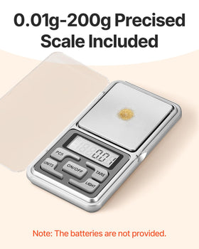 VEVOR pocket-scale 200g precision for weighing recovered material