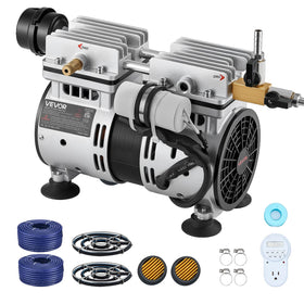 VEVOR pond aerator delivering 5.2 CFM for better oxygen transfer.