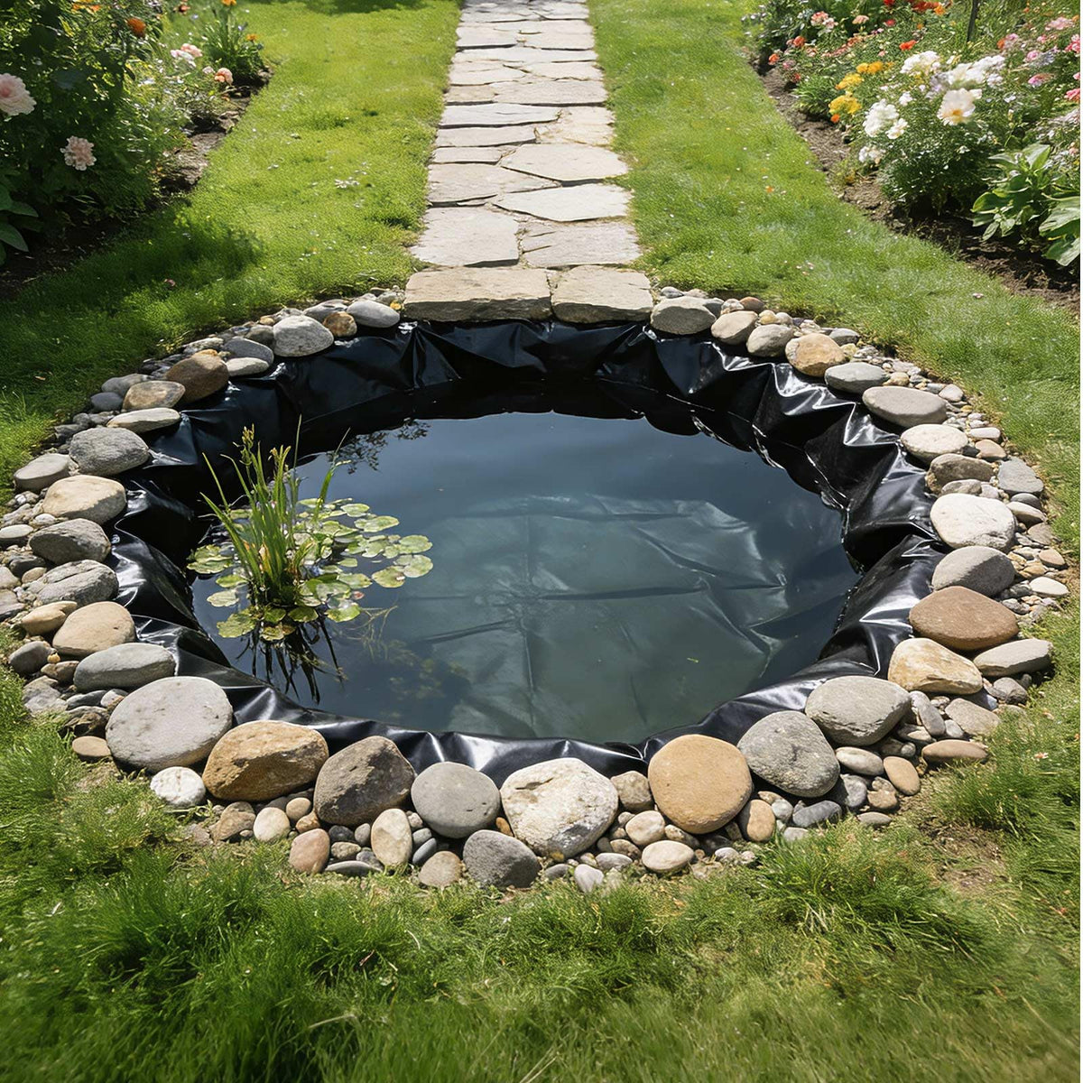 VEVOR simple pond liner installation process step by step