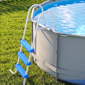 VEVOR rubber grip feet prevent movement on pool deck