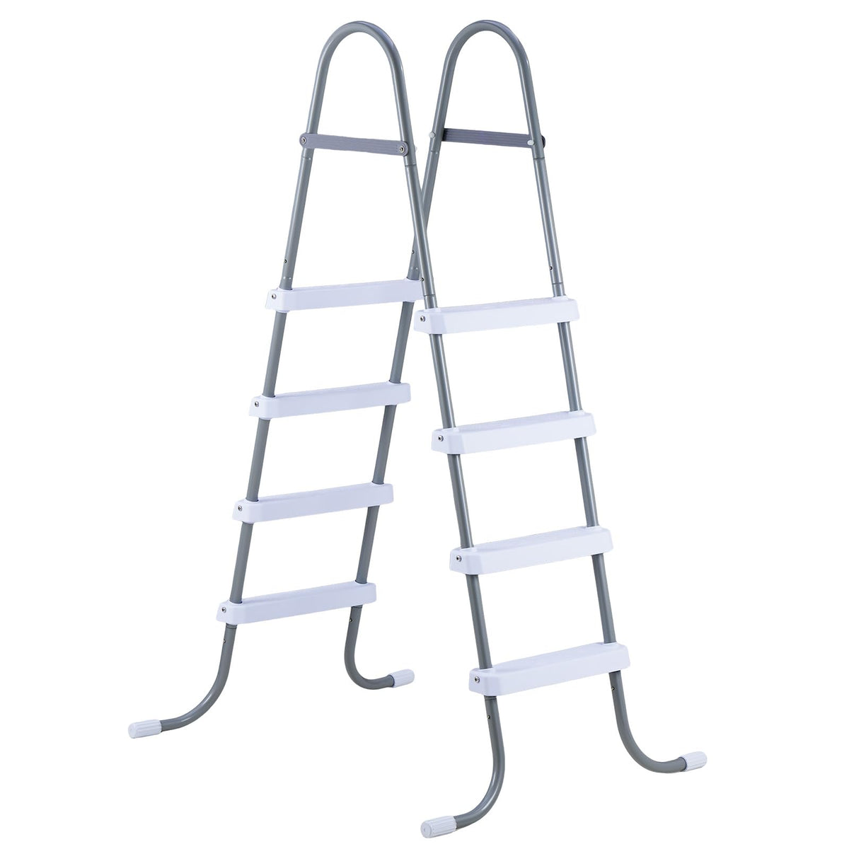 VEVOR ladder provides wide, non-slip steps for confident footing.