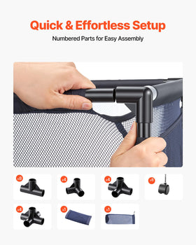 VEVOR Pool Storage Bin breathable mesh dries quickly after pool sessions.