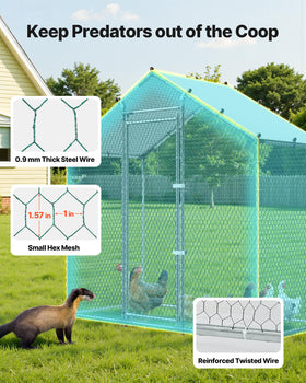 VEVOR poultry coop four-sided ventilation for fresh air