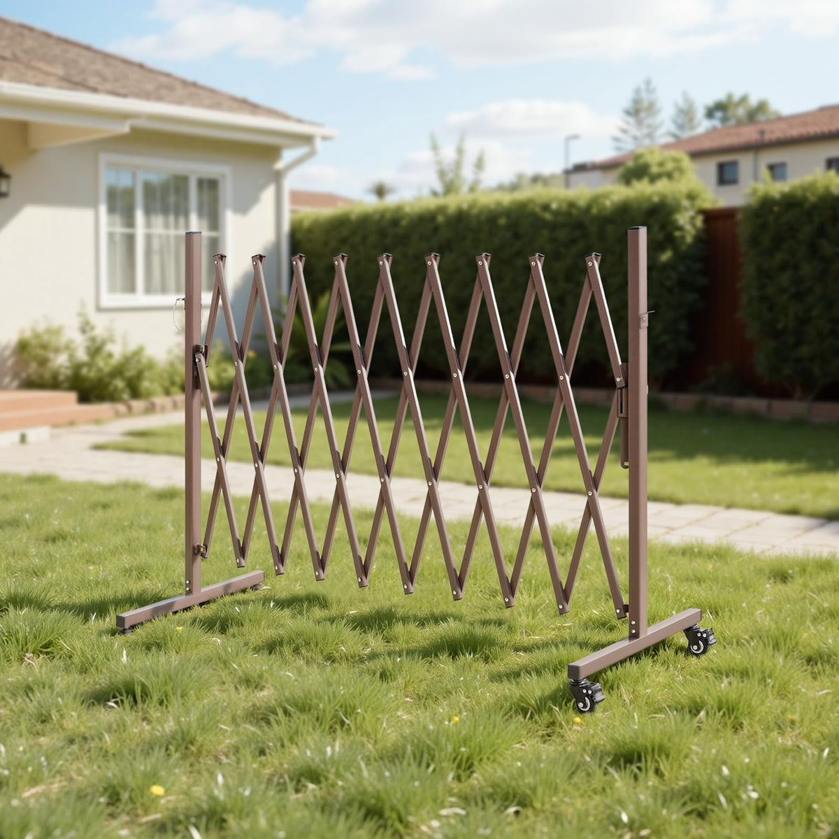 VEVOR Powder-coated finish resists corrosion for outdoor durability.