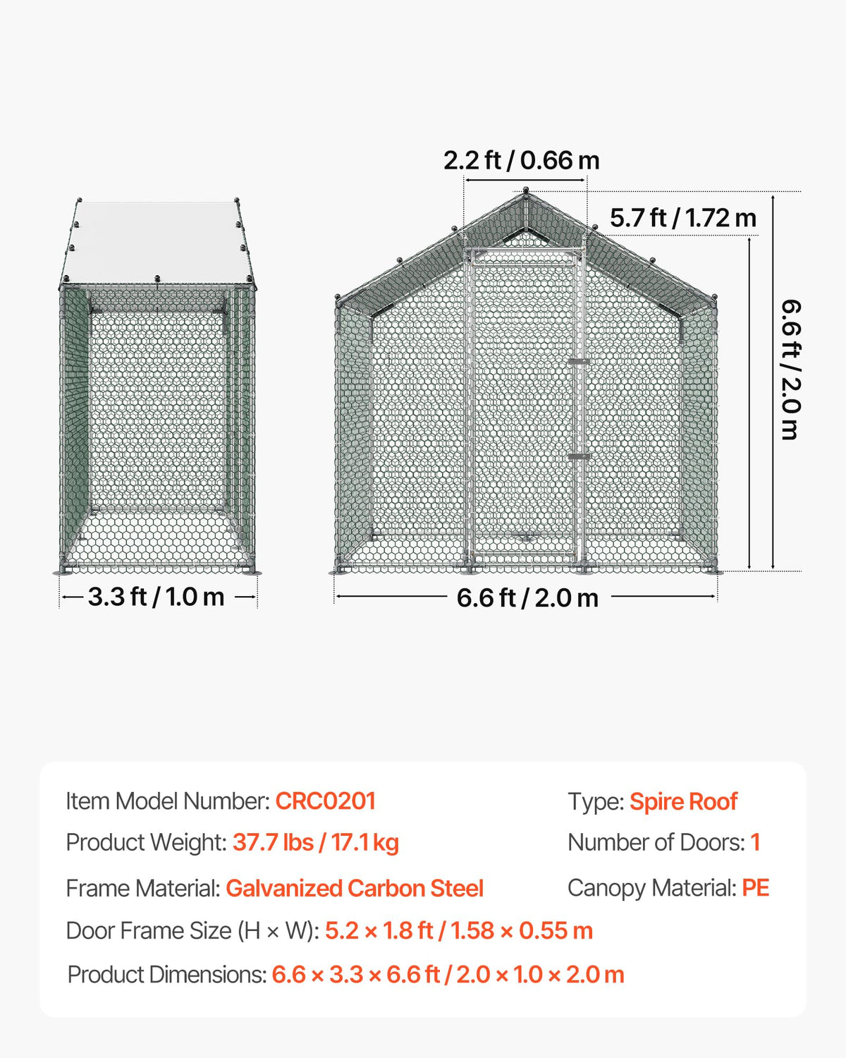 VEVOR versatile rabbit-friendly coop for small pets