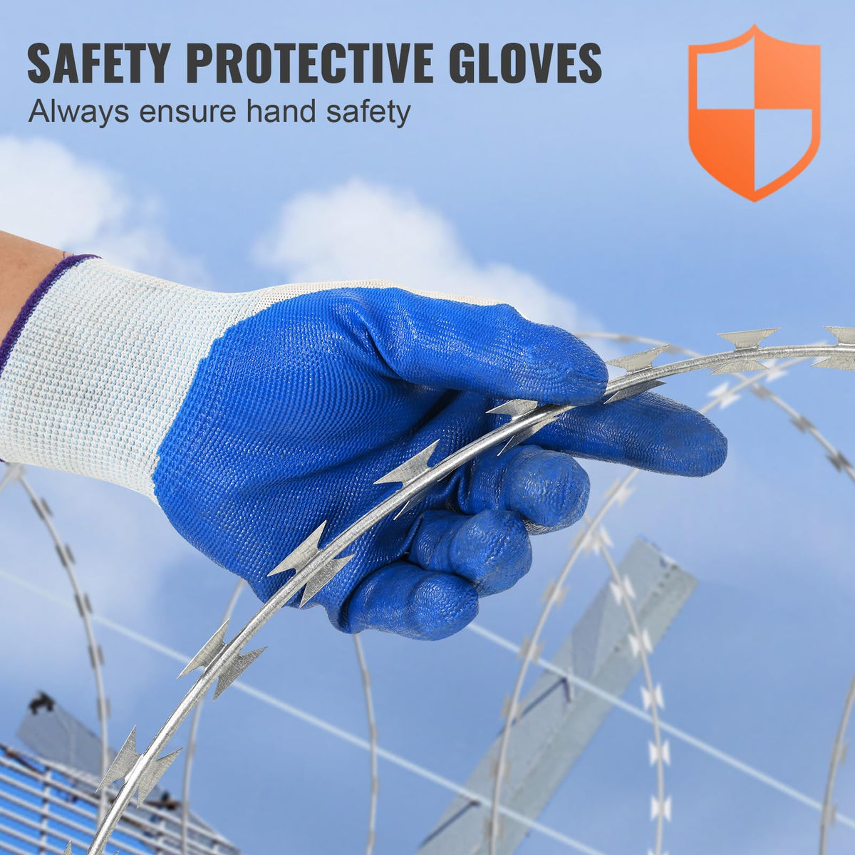 VEVOR Razor Wire 0.16 inch core offers durability and flexibility.