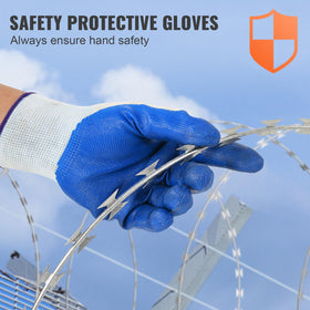 VEVOR Razor Wire 0.16 inch core offers durability and flexibility.