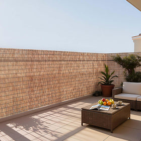 Versatile outdoor application of VEVOR reed fencing