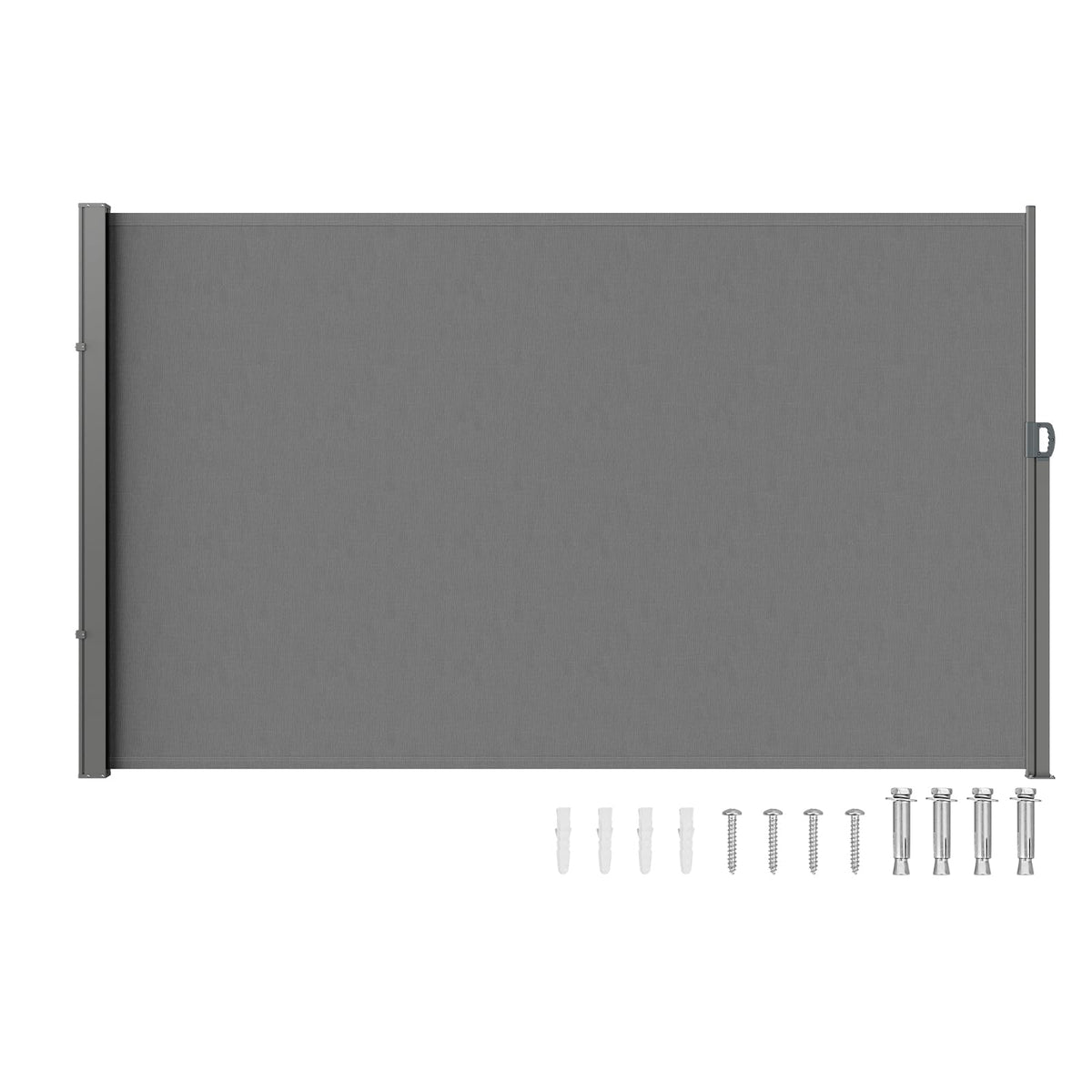 VEVOR retractable side awning 71x138 inches provides instant shade and privacy.