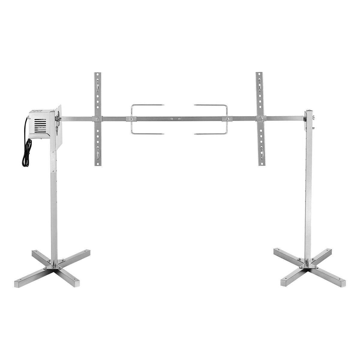 Easy assembly of the VEVOR rotisserie grill components