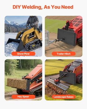 VEVOR rust- and corrosion-resistant surface extends longevity.