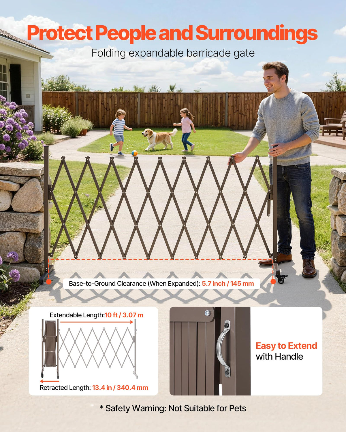 VEVOR Sandbags included add stability against wind and rain.